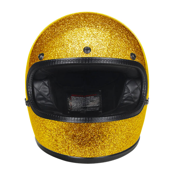 Retro DOT Full Face Motorcycle Helmet