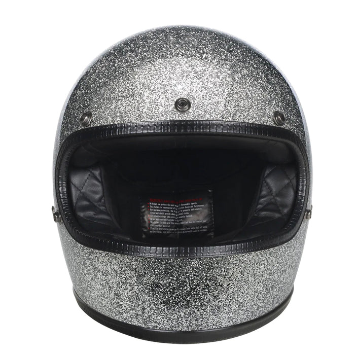 Retro DOT Full Face Motorcycle Helmet