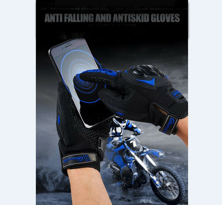 Waterproof Touch Screen Full Finger Motorcycle Gloves