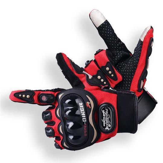 Touch Screen Full Finger Non-Slip Motorcycle Gloves
