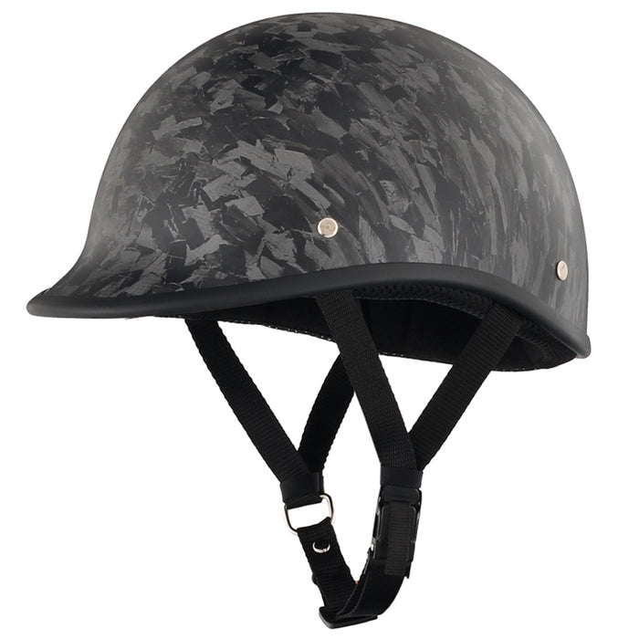 Smallest & Lightest DOT Polo Helmet – Forged Carbon Black