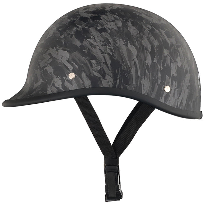 Smallest & Lightest DOT Polo Helmet – Forged Carbon Black