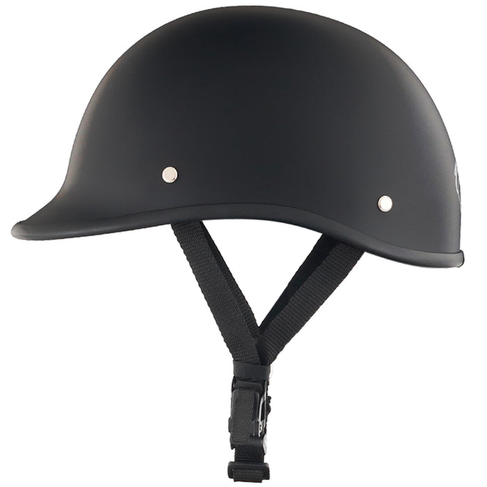 Smallest & Lightest DOT Polo Helmet – Matte Black