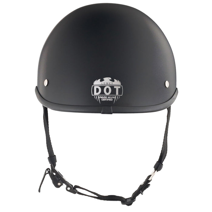 Smallest & Lightest DOT Polo Helmet – Matte Black