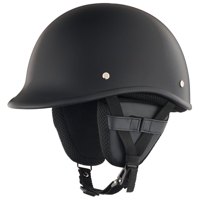 Smallest & Lightest DOT Polo Helmet – Matte Black