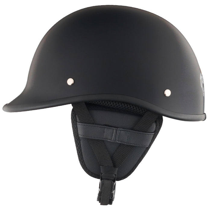 Smallest & Lightest DOT Polo Helmet – Matte Black