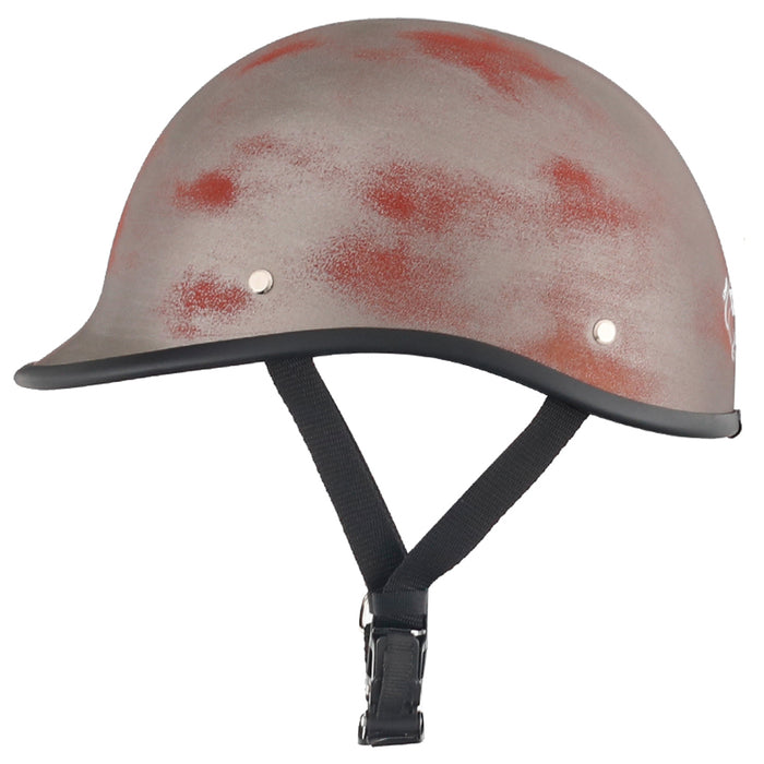 Smallest & Lightest DOT Polo Helmet – Rust Black