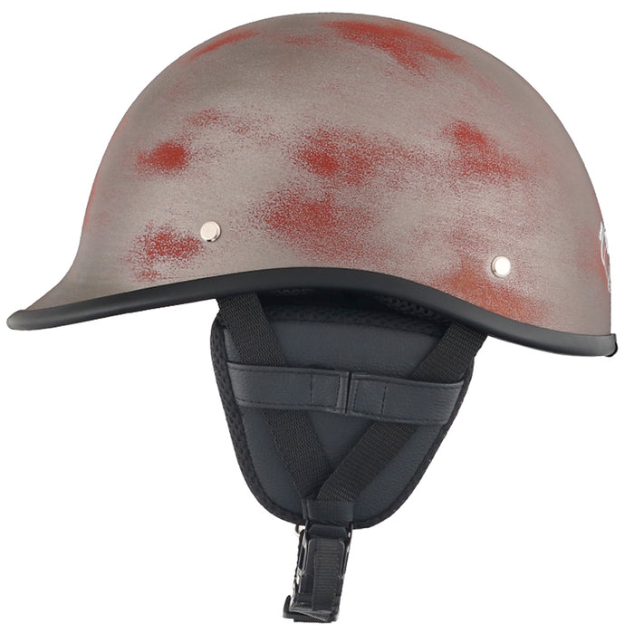Smallest & Lightest DOT Polo Helmet – Rust Black