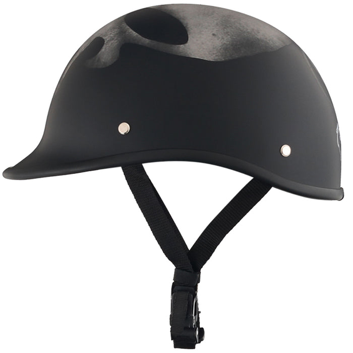 Smallest & Lightest DOT Polo Helmet – Punisher Style