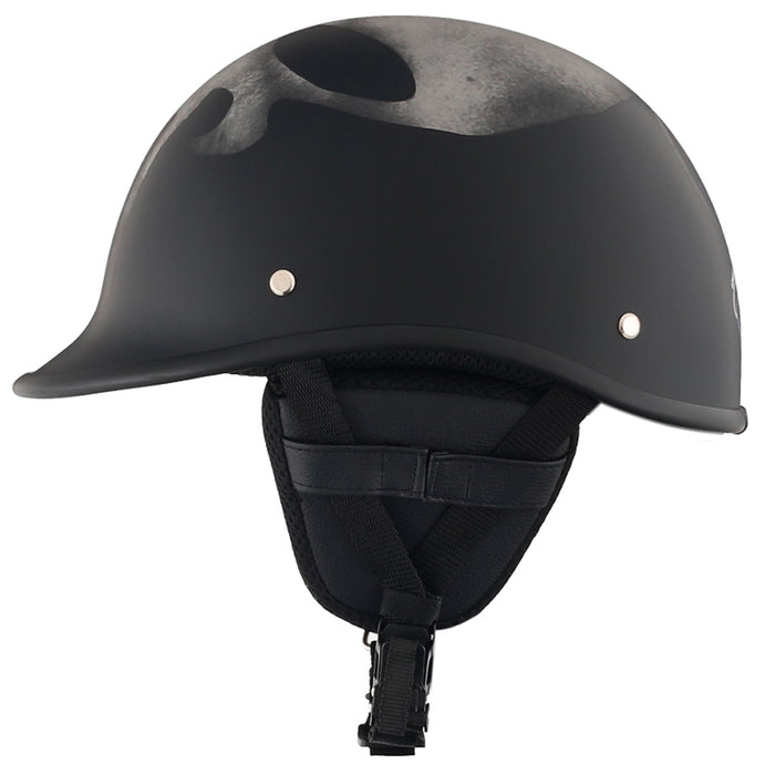 Smallest & Lightest DOT Polo Helmet – Punisher Style