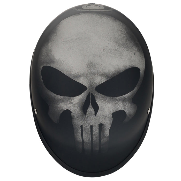 Smallest & Lightest DOT Polo Helmet – Punisher Style