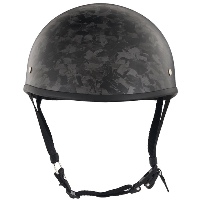 Smallest & Lightest DOT Beanie Helmet – Forged Carbon Black