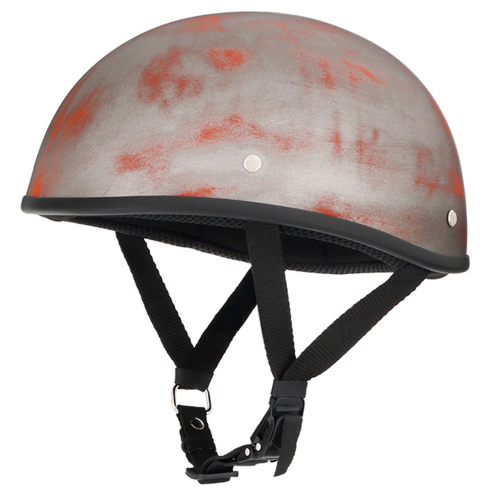 Smallest & Lightest DOT Beanie Helmet – Rust Black