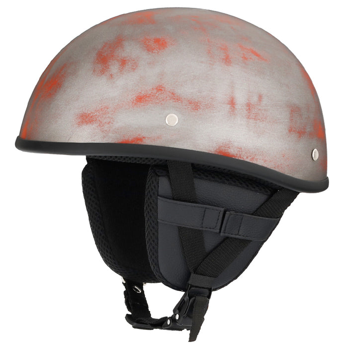 Smallest & Lightest DOT Beanie Helmet – Rust Black