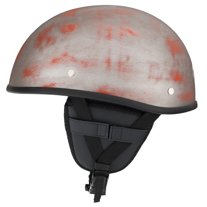 Smallest & Lightest DOT Beanie Helmet – Rust Black