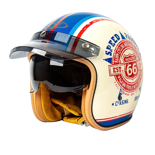 Vintage Open Face Helmet