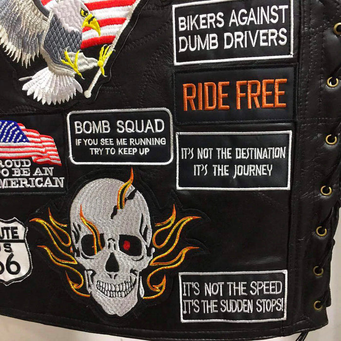 Biker Leather Vest